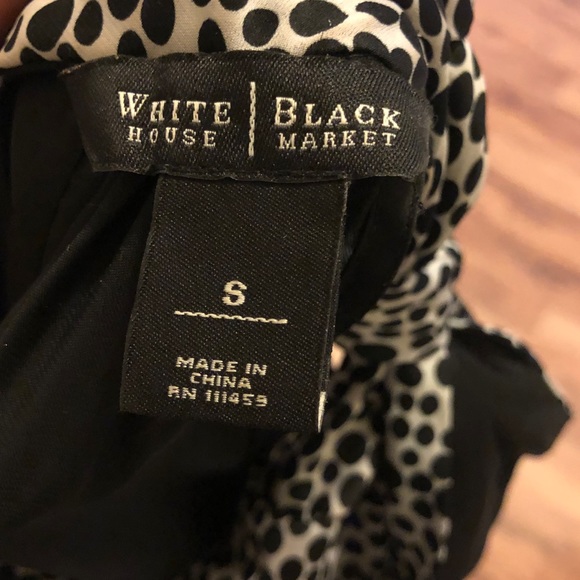 WH|BM tie neck blouse - Picture 5 of 5